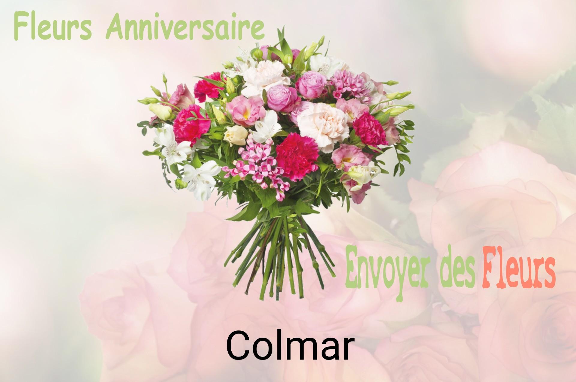 Bouquet de fleurs d’anniversaire livré à Colmar